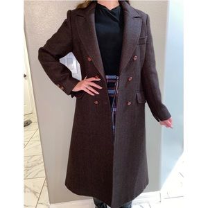 LARRY LEVINE 100% wool coat